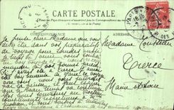 VINTAGE POSTCARD Paris the Palate of Luxembourg Lion