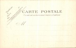 VINTAGE POSTCARD Paris Garden of Luxembourg Entered street of Vaugirard