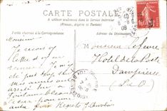 VINTAGE POSTCARD Paris Law courts