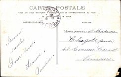 VINTAGE POSTCARD Paris the Seine at the Point Of the day Eiffel Tower Barges