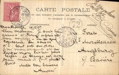 VINTAGE POSTCARD Paris Colonnade of Louvre