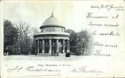 VINTAGE POSTCARD Paris Park Heap