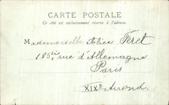 VINTAGE POSTCARD Paris Park Heap