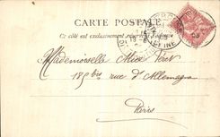 VINTAGE POSTCARD Paris the Madeleine