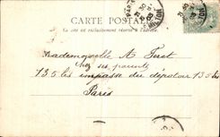 VINTAGE POSTCARD Paris Church Vincent Saint of Paul