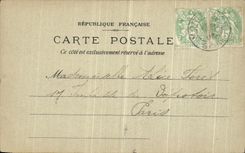 VINTAGE POSTCARD Paris the Stock Exchange