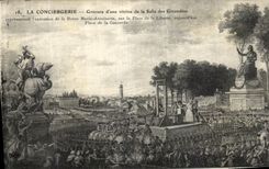 VINTAGE POSTCARD the Caretaker s lodge Engraving D a window of the Room of Of Gironde Paris