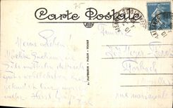 VINTAGE POSTCARD Paris the Stock Exchange