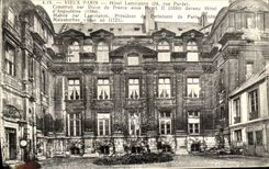 VINTAGE POSTCARD Old Paris Lamoignon Hotel Built by Floor of France under Heari IIdevenu Hotel D Angouleme