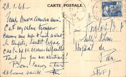 VINTAGE POSTCARD Paris Monument Free American Places the United States