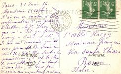 VINTAGE POSTCARD Paris Montmartre Basilica of the Sacring Heart