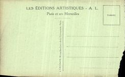Elefante ideal de Paris Notre Dame de la POSTAL de la VENDIMIA