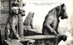 Sueno de Paris Notre Dame de la POSTAL de la VENDIMIA