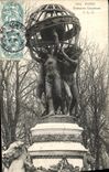 VINTAGE POSTCARD Paris Carpeaux Fountain