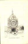 VINTAGE POSTCARD Paris St Augustin