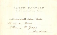 VINTAGE POSTCARD Paris Court of Louvre