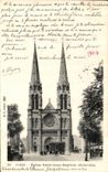 VINTAGE POSTCARD Paris Church Saint Jean Belleville Baptist