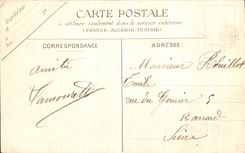 VINTAGE POSTCARD Deols L Church St Etienne