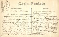VINTAGE POSTCARD Surroundings of Gargilesse Edges of the Hollow one