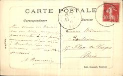 VINTAGE POSTCARD Tournon St Martin the Bridge On the Hollow one