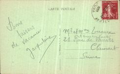 VINTAGE POSTCARD Vallee of the Hedgehog Cascades in Range