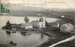 VINTAGE POSTCARD the Jura Tourist Abbey of Grandvaux