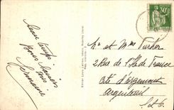 VINTAGE POSTCARD Picturesque Sites of Frank Count De Champagnole has Nozeroy the procession D Between Porte