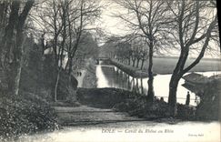 VINTAGE POSTCARD Canal of the Rock in the Rhine Pares