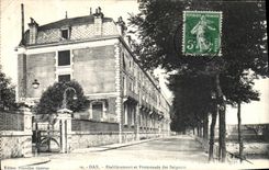 Establecimiento de Dax de la POSTAL de la VENDIMIA y  promenade  de Baignots