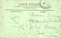 VINTAGE POSTCARD Holy Chamond Entered Interior of the College co  Marie