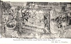 VINTAGE POSTCARD the Chair God Tapestries D Arras Jesus with the tomb