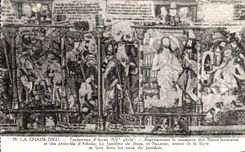 VINTAGE POSTCARD the Chair God Tapestries D Arras Massacre of the holy innocent