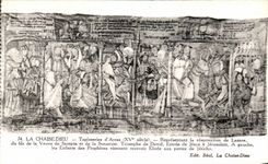 VINTAGE POSTCARD the Chair God Tapestries D Arras Resurrection of Lazare