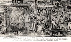 VINTAGE POSTCARD the Chair God Tapestries D Arras Escape in Egypt