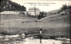 VINTAGE POSTCARD Chambon De Tence Cleans D air Villa of the rocks