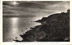VINTAGE POSTCARD Holy Par On Sea the Point of Crete to Laying down Sun