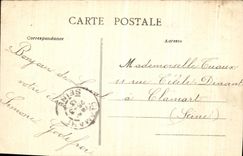 POSTAL Laval Mayenne de la VENDIMIA con el nuevo puente