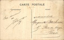 POSTAL Laval de la VENDIMIA el puente viejo y el castillo