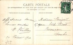 POSTAL Laval de la VENDIMIA el museo