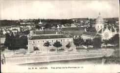 POSTAL Laval de la VENDIMIA vista de Perrine
