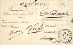 VINTAGE POSTCARD Etuf the Cascade petrifying Water