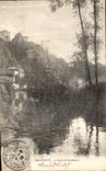 VINTAGE POSTCARD Chaumont the Seine and the Keep