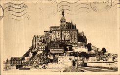 VINTAGE POSTCARD Mont Saint Michel the Mount