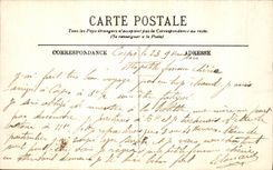 VINTAGE POSTCARD Dauphine Great Narrow parts