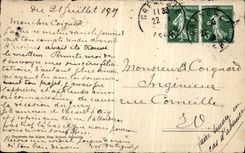 VINTAGE POSTCARD Ligne of Grenoble has Gap the Mount Switches