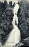 VINTAGE POSTCARD Surroundings D Uriage les Bains the cascade of L oursiere