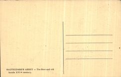 VINTAGE POSTCARD Abbey D Hautecombe current Frontage and old frontage