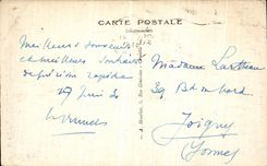 VINTAGE POSTCARD Road of the small rocks the tunnel of St Pancrasse and the tooth of Crolles