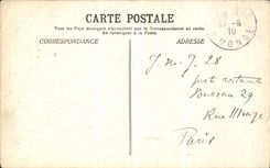 Camino de Dauphine Vercors de la POSTAL de la VENDIMIA de las grandes piezas estrechas