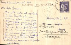 VINTAGE POSTCARD Oisans the Lake Lovitel